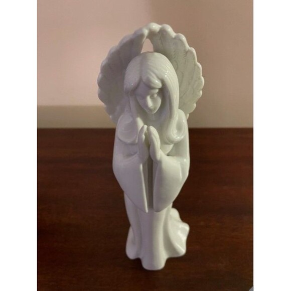 Vintage Porcelain 1986 Angel Figurine Exclusive Edition Reco Adoration - Picture 4 of 5